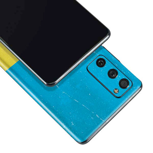 Ukraine Flag Distressed Galaxy S20 Fan Edition Skin